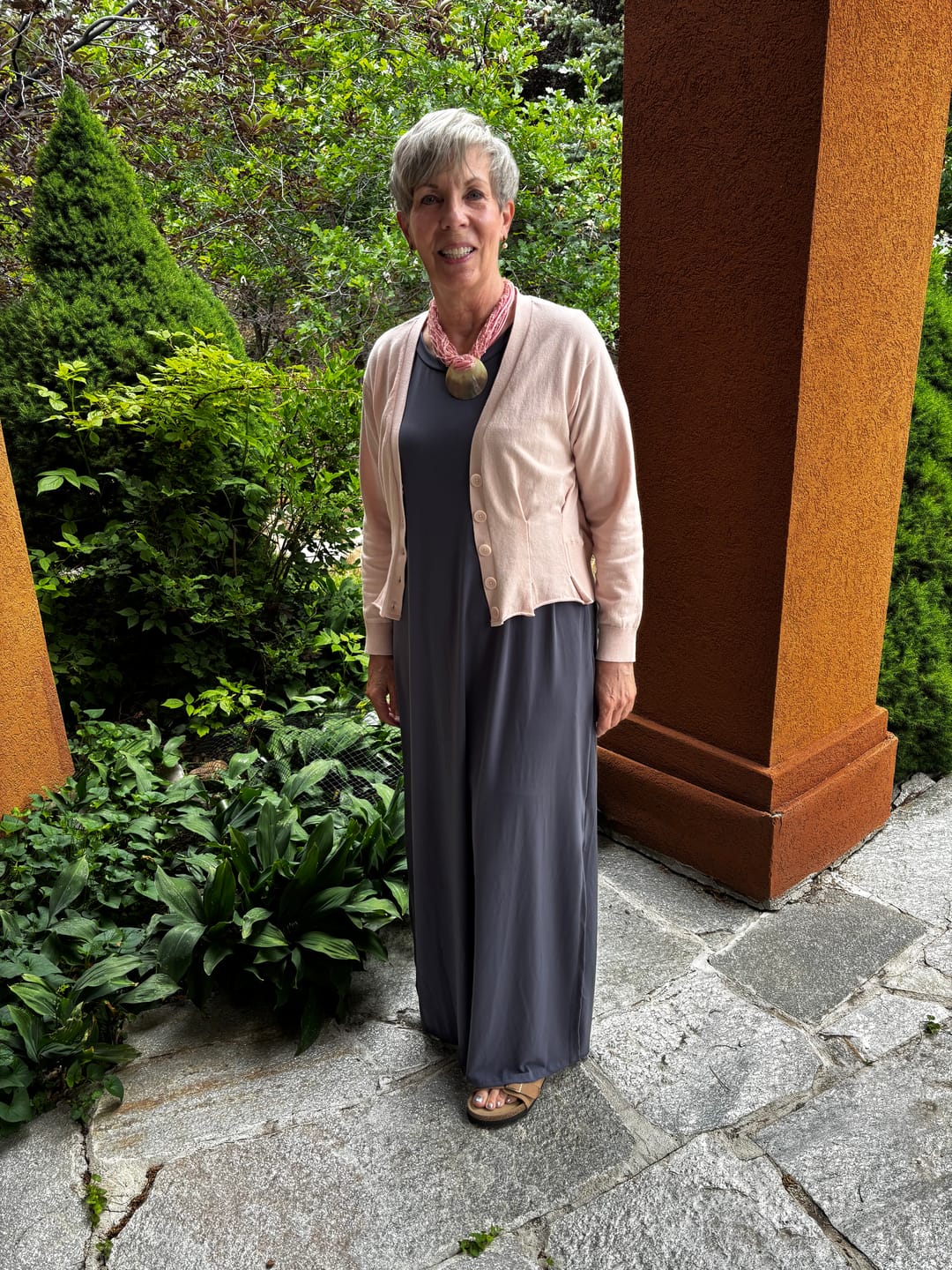 Customer photo review of Brigitte Brianna Pocket Maxi Dress