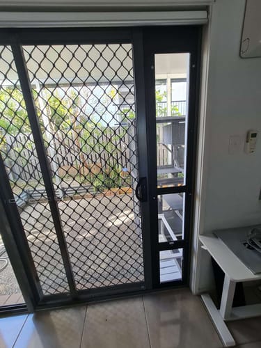 Customer photo review of Patio Pet Door Insert