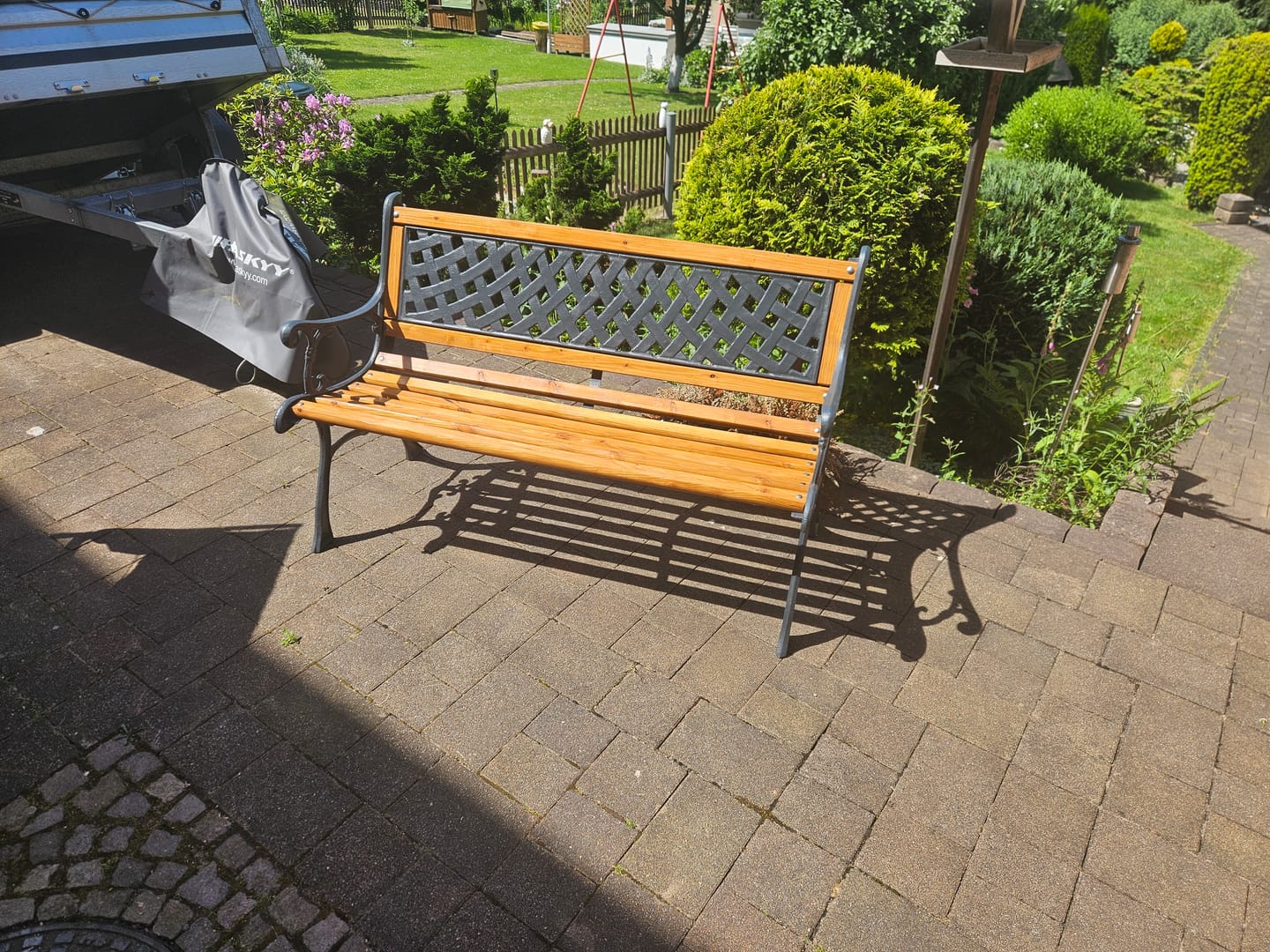 Customer photo review of Ersatzlatte Lärchenholz ohne Bohrung