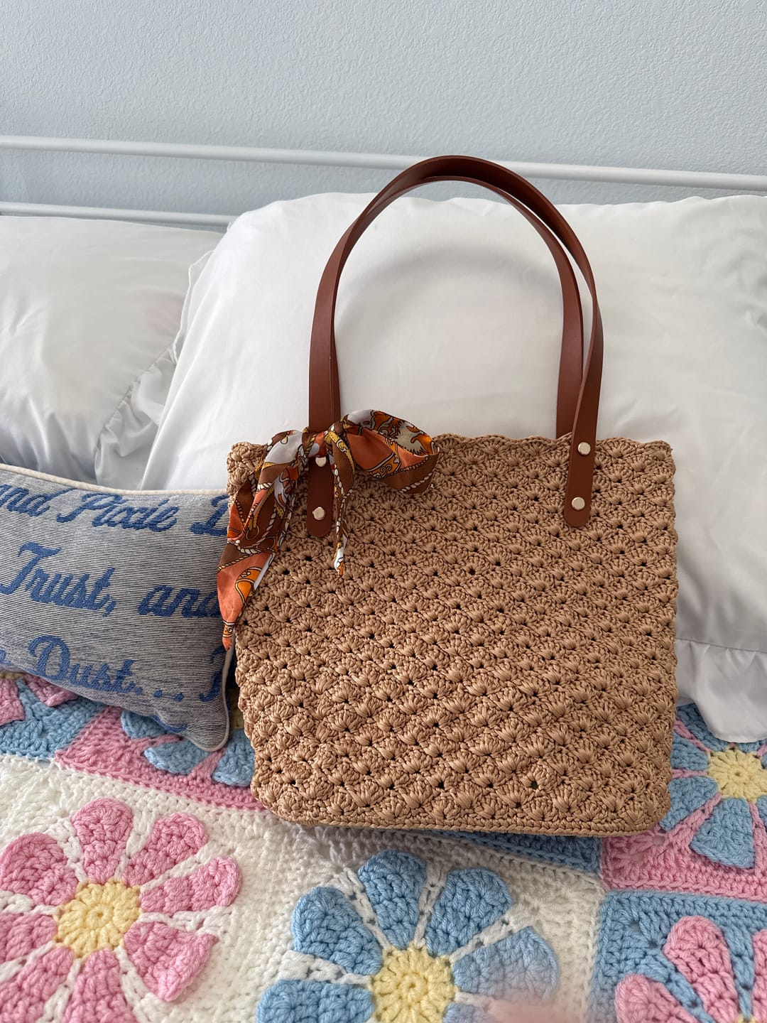 Customer photo review of CrochetPark™ Aveline crochet Shoulder Bag Kit