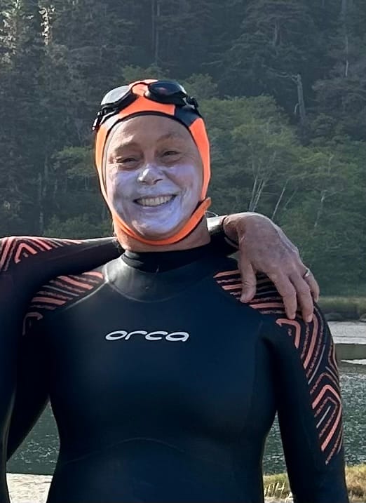 Customer photo review of (Optical/Myopia) NanoClear™ Recon Optical Swim Goggles Smoke - (Black)
