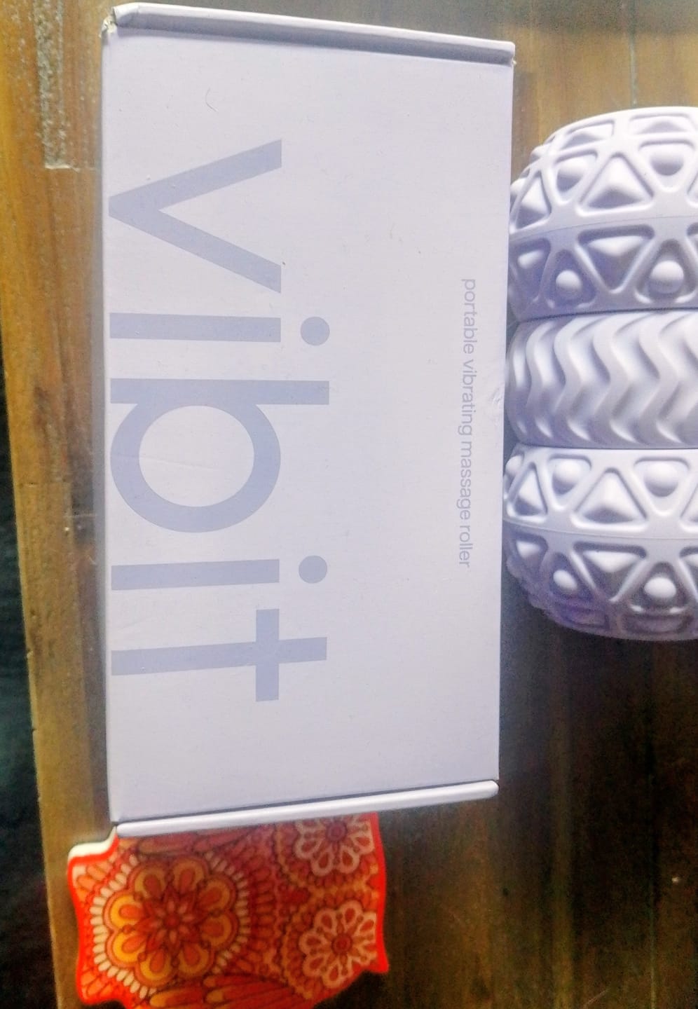 Customer photo review of Portable Vibrating Massage Roller - Vibit ROLL