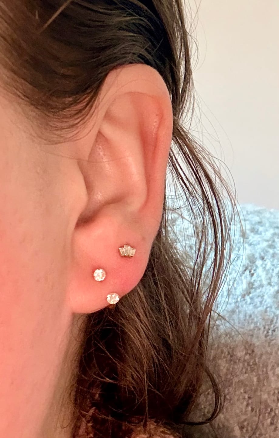 Customer photo review of Roxi U hoop gold