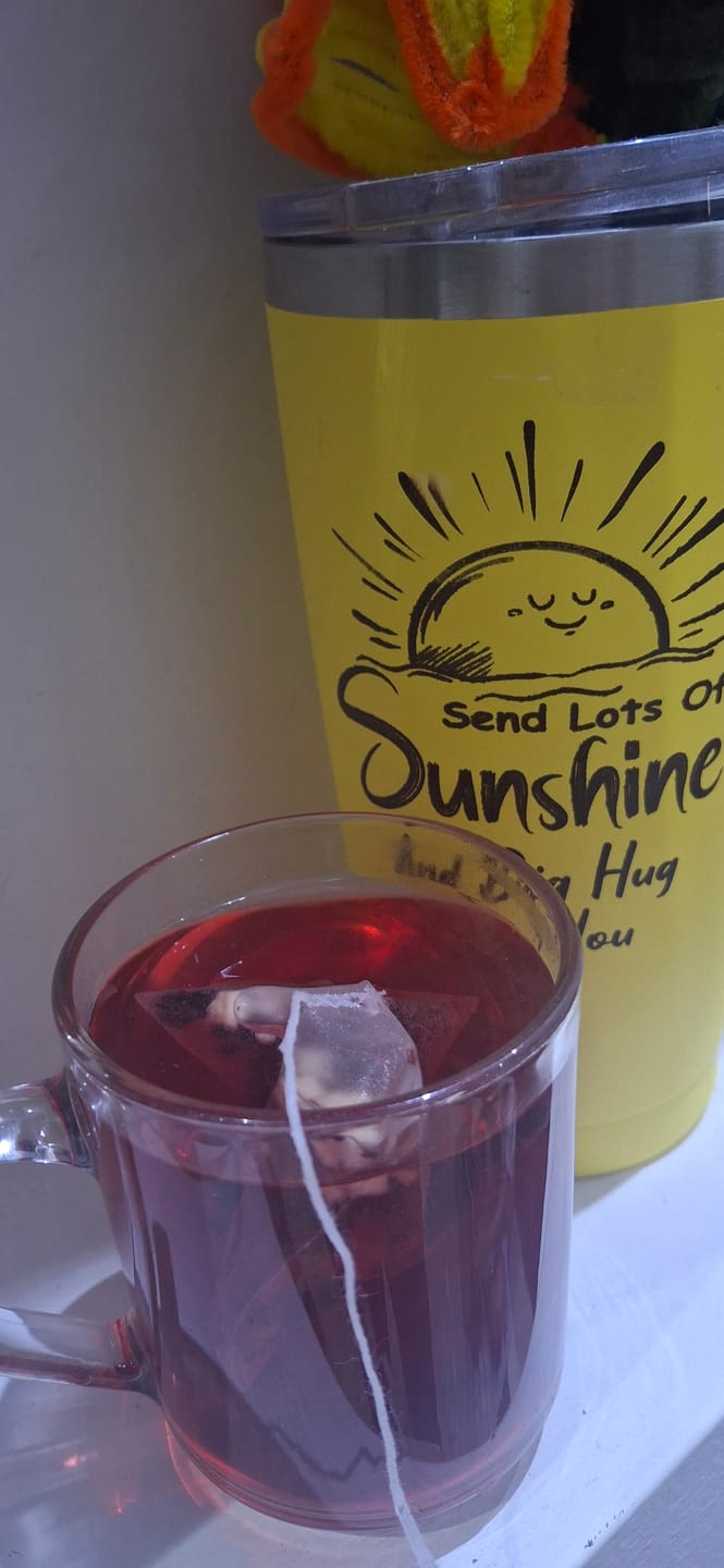 Customer photo review of Natural Feminine Tea - Cranberry Extract & Internal Care.