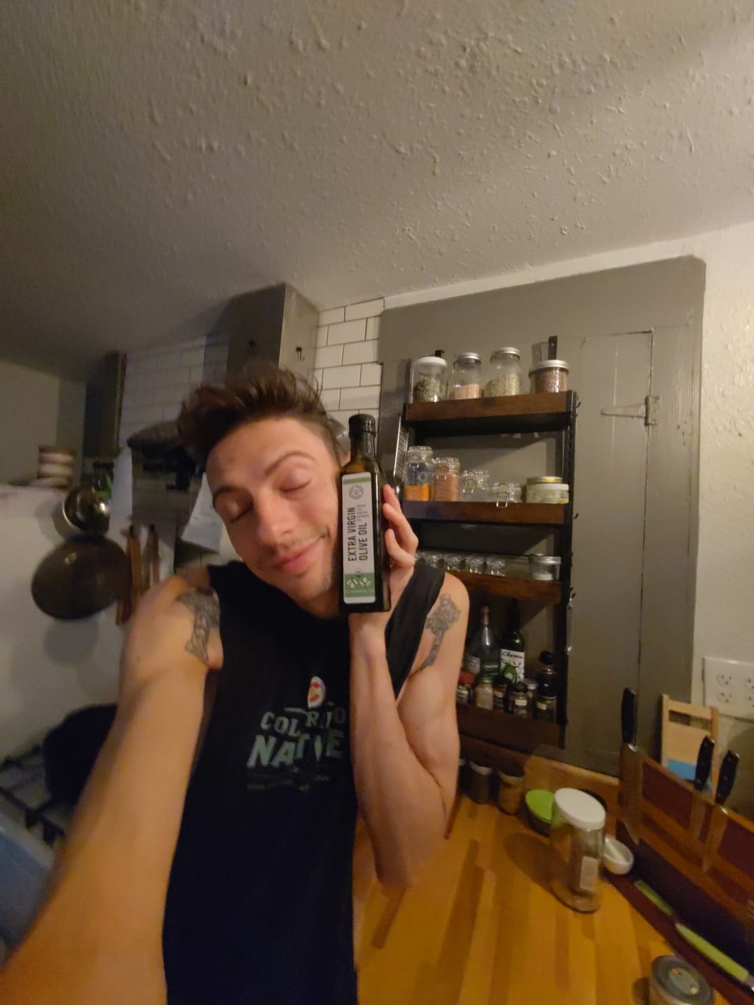Customer photo review of Polyphenol Rich Extra Virgin Olive Oil, Certified Organic