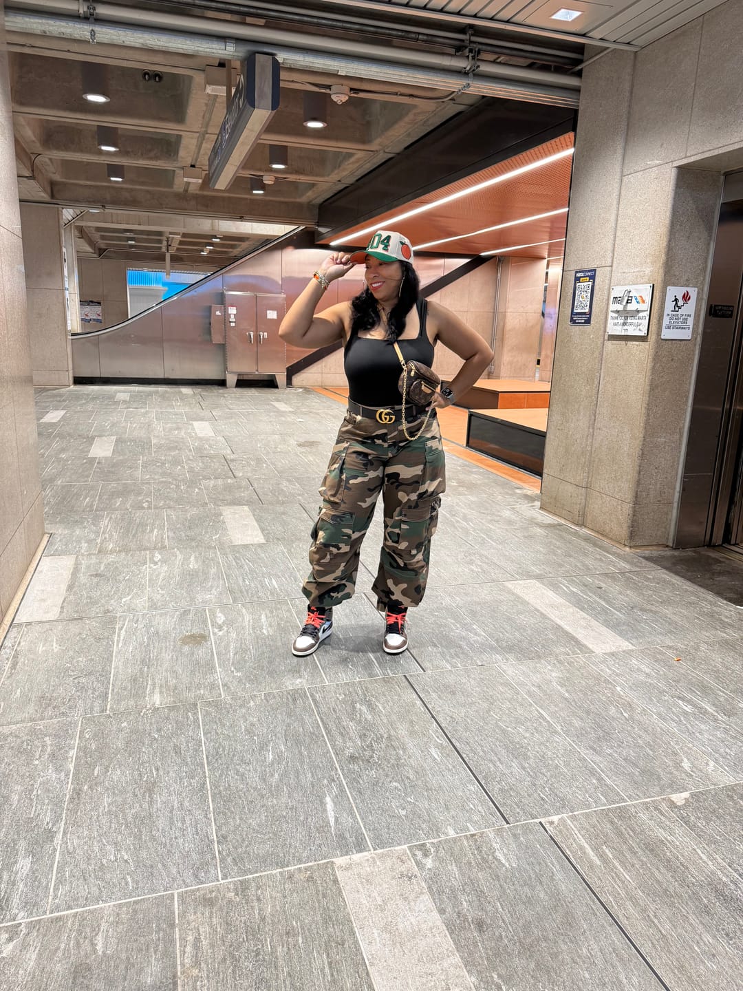 Customer photo review of 404 Signature Kelly Green Snapback Hat | BLK FRVR