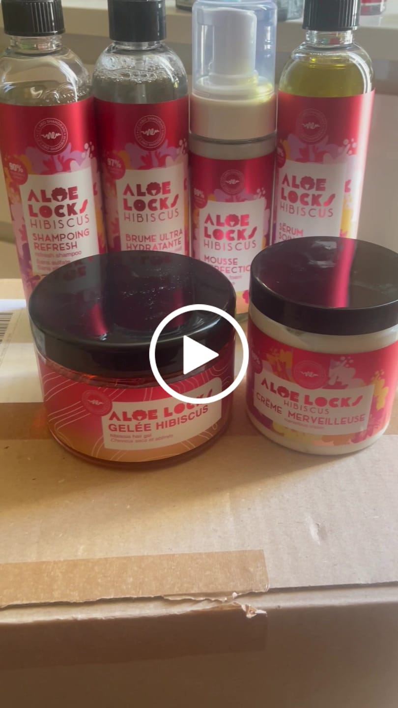 Customer video review of Aloé Locks Hibiscus - PACK All Inclusive