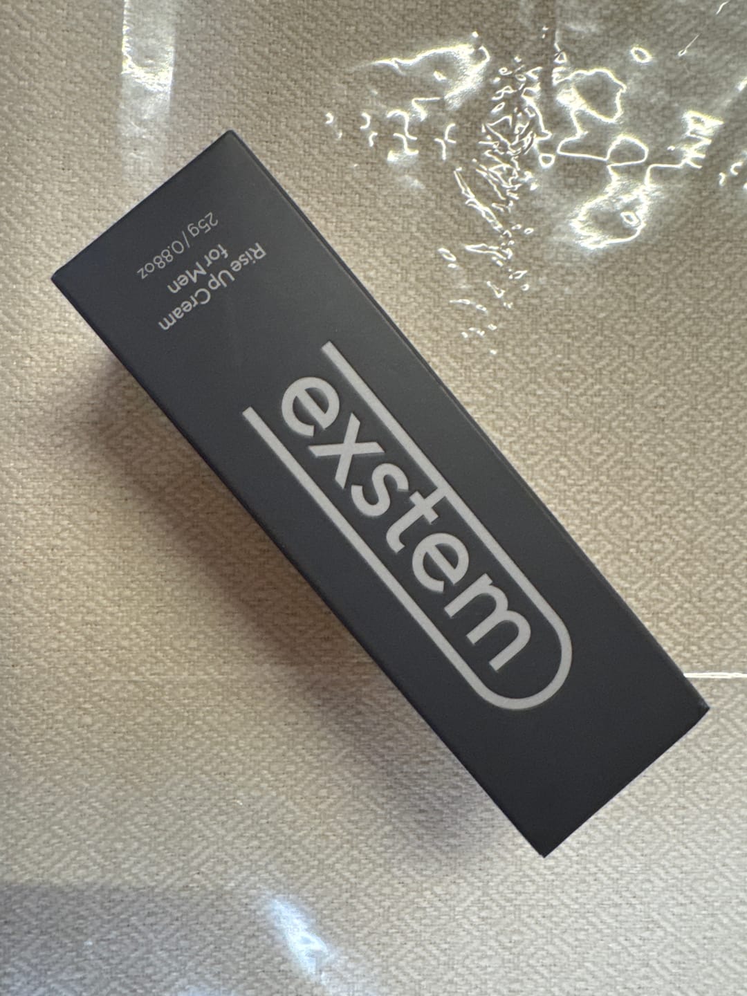Customer photo review of exstem（エクステム）エクソソーム配合の男性用ケアクリーム