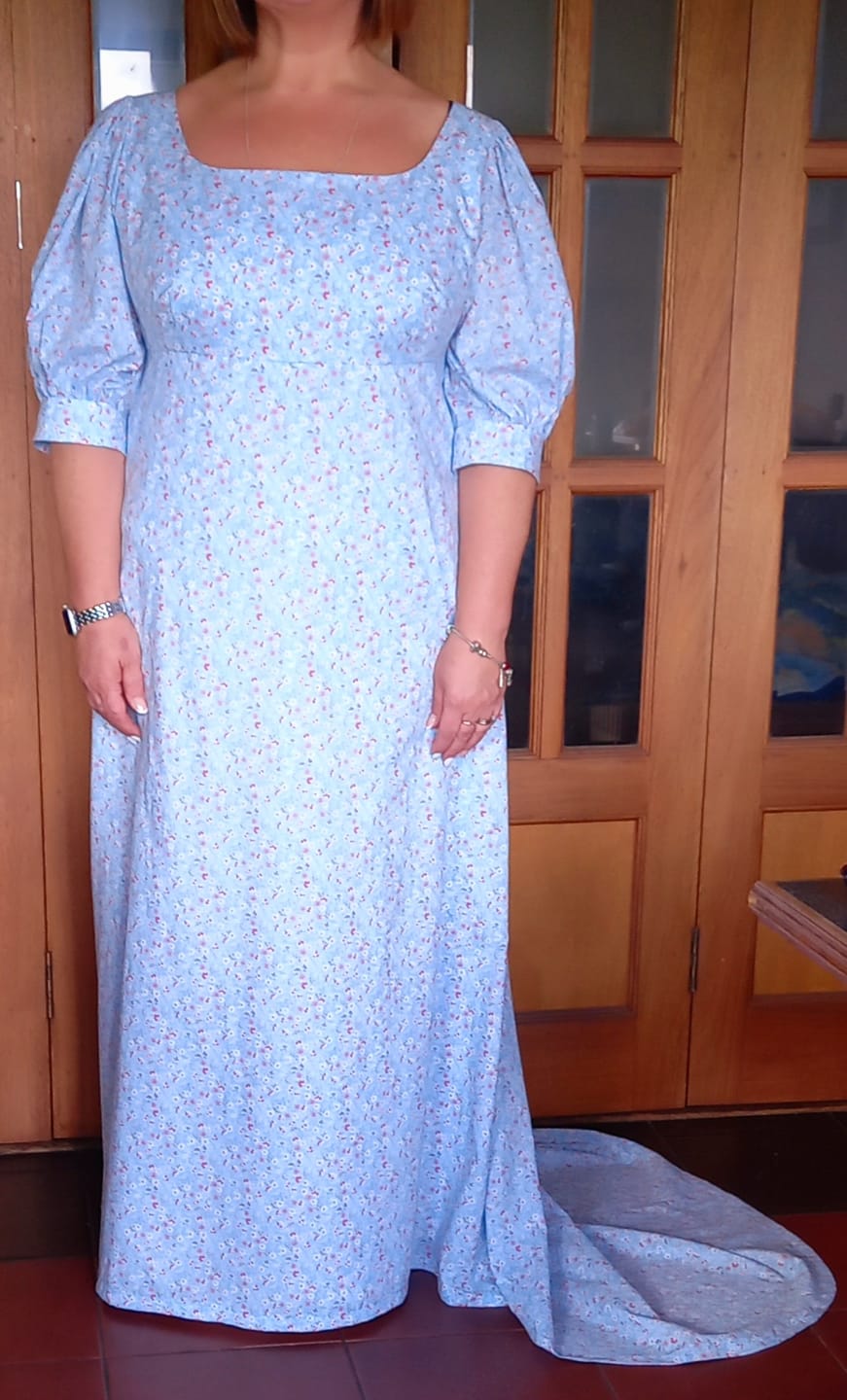 Customer photo review of Floral Field Polycotton Fabric