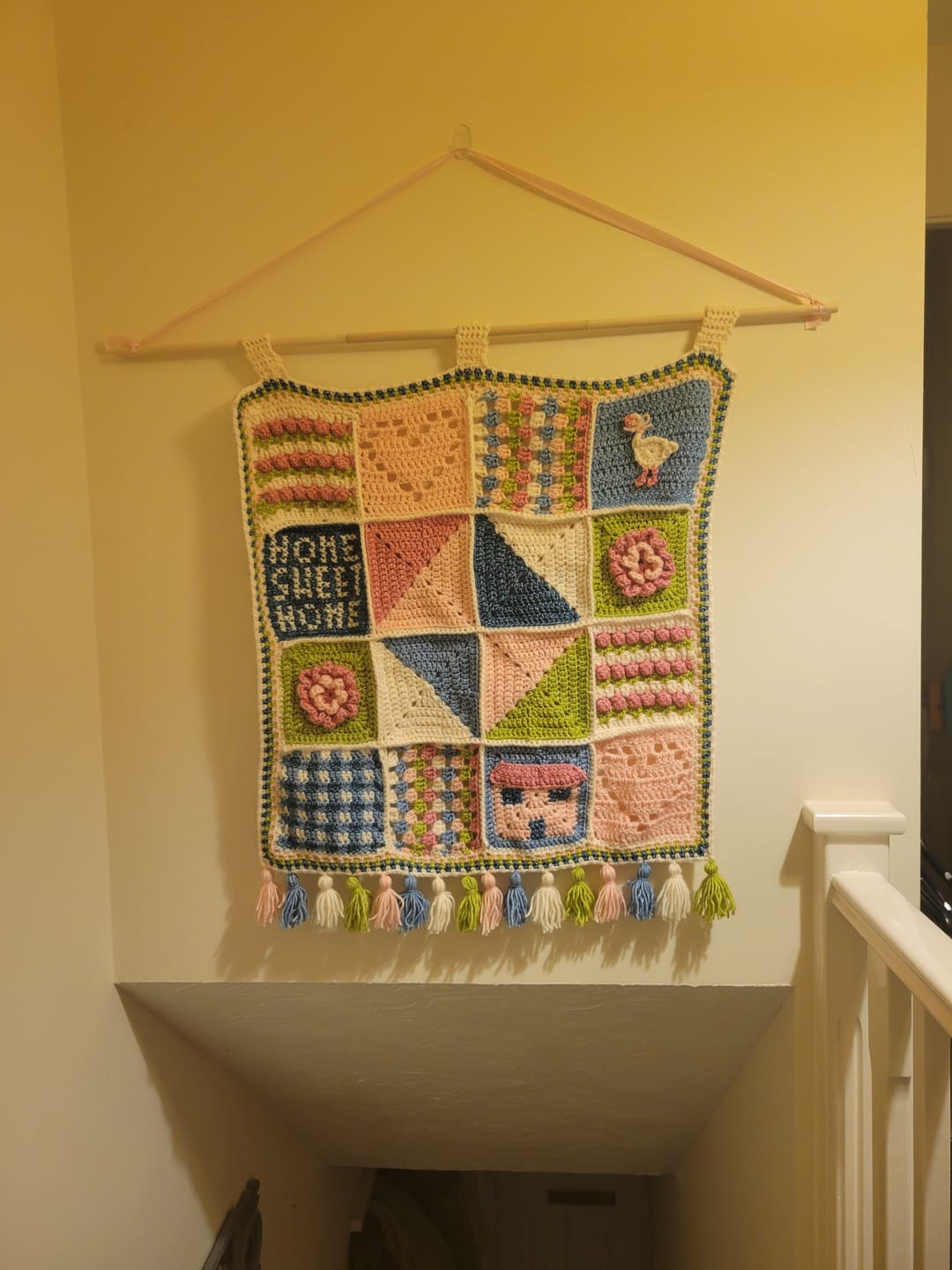 Customer photo review of Crochet Kit or Pattern - Homespun Sampler