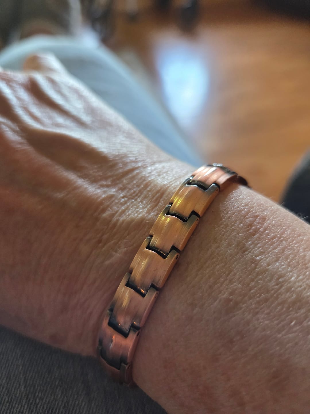 Customer photo review of Ladies Copper Magnetic Bracelet NEW 2026 Model Double Strength