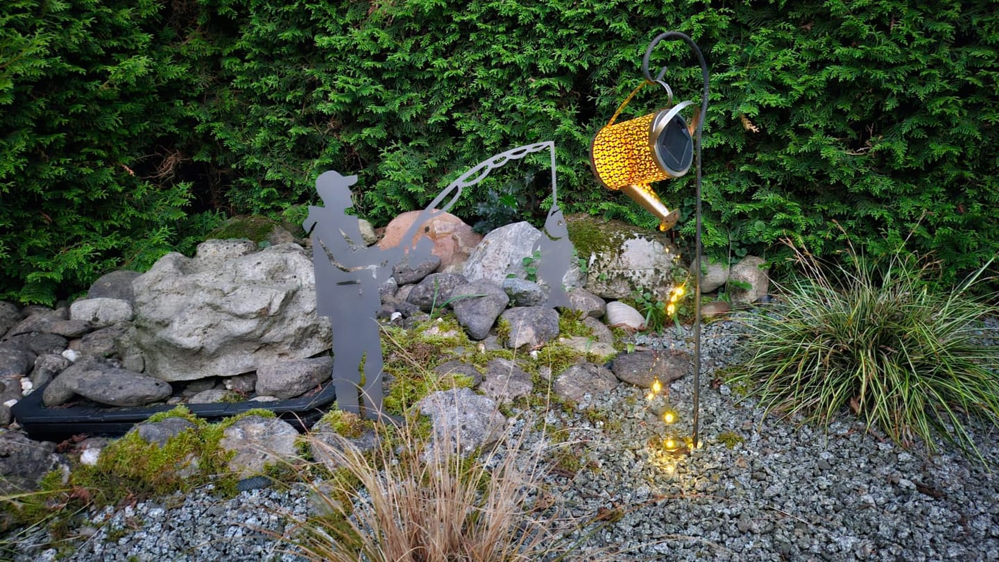 Customer photo review of Gartenstecker Angler