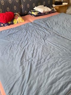 Customer photo review of Couette ChillBreeze – Dormez au frais toute la nuit