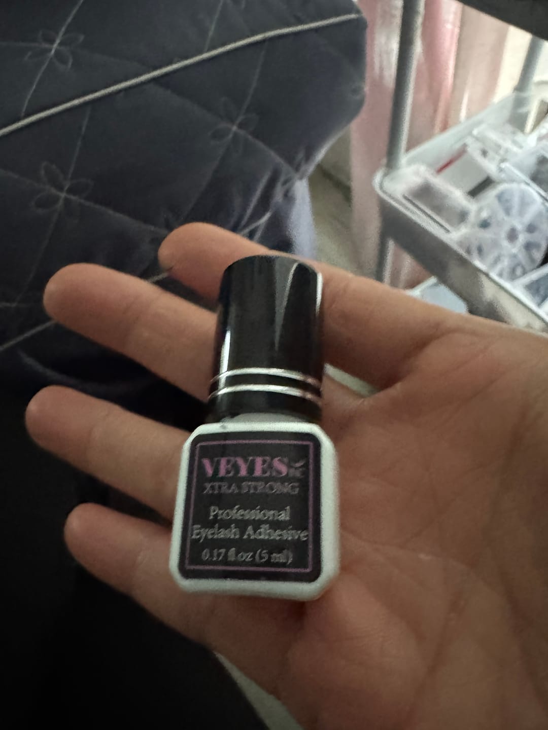 Customer photo review of Extra Strong - Lash Extension Glue