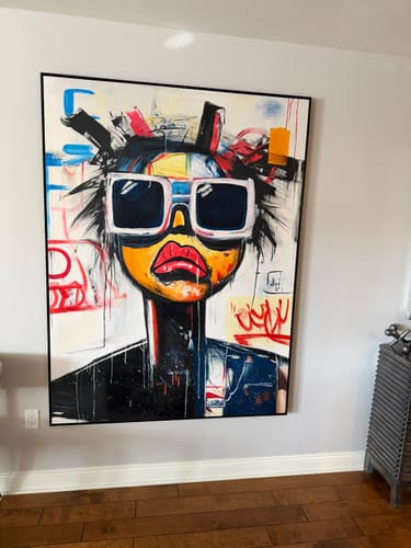 Customer photo review of Abstract Graffiti Art #GA098