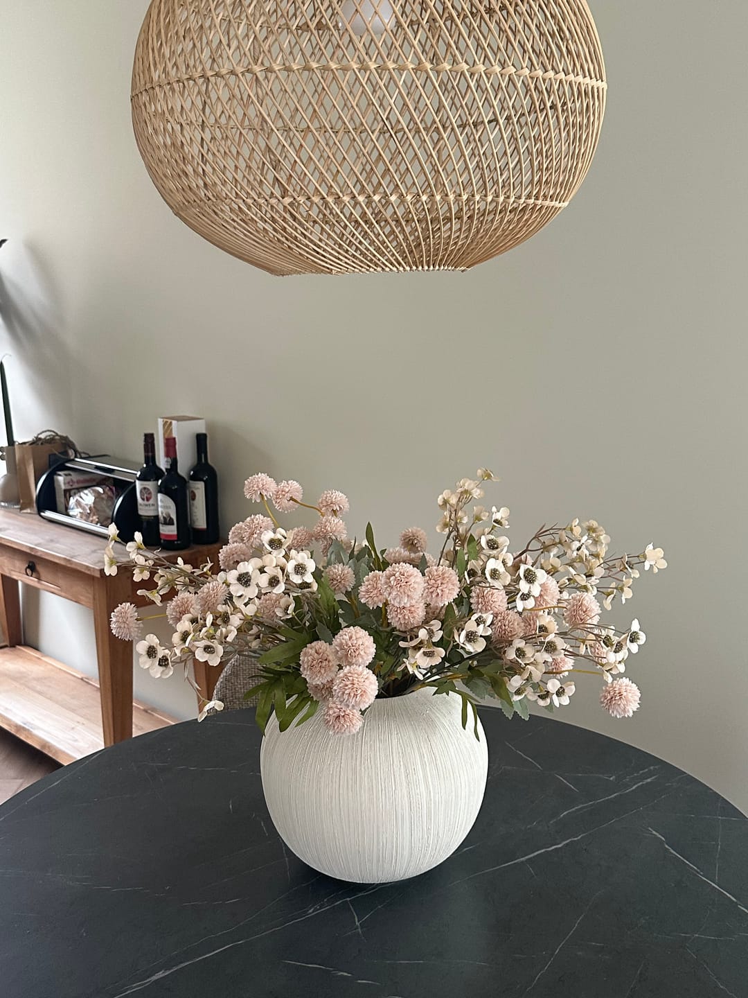Customer photo review of Wax Arrangement - Crème