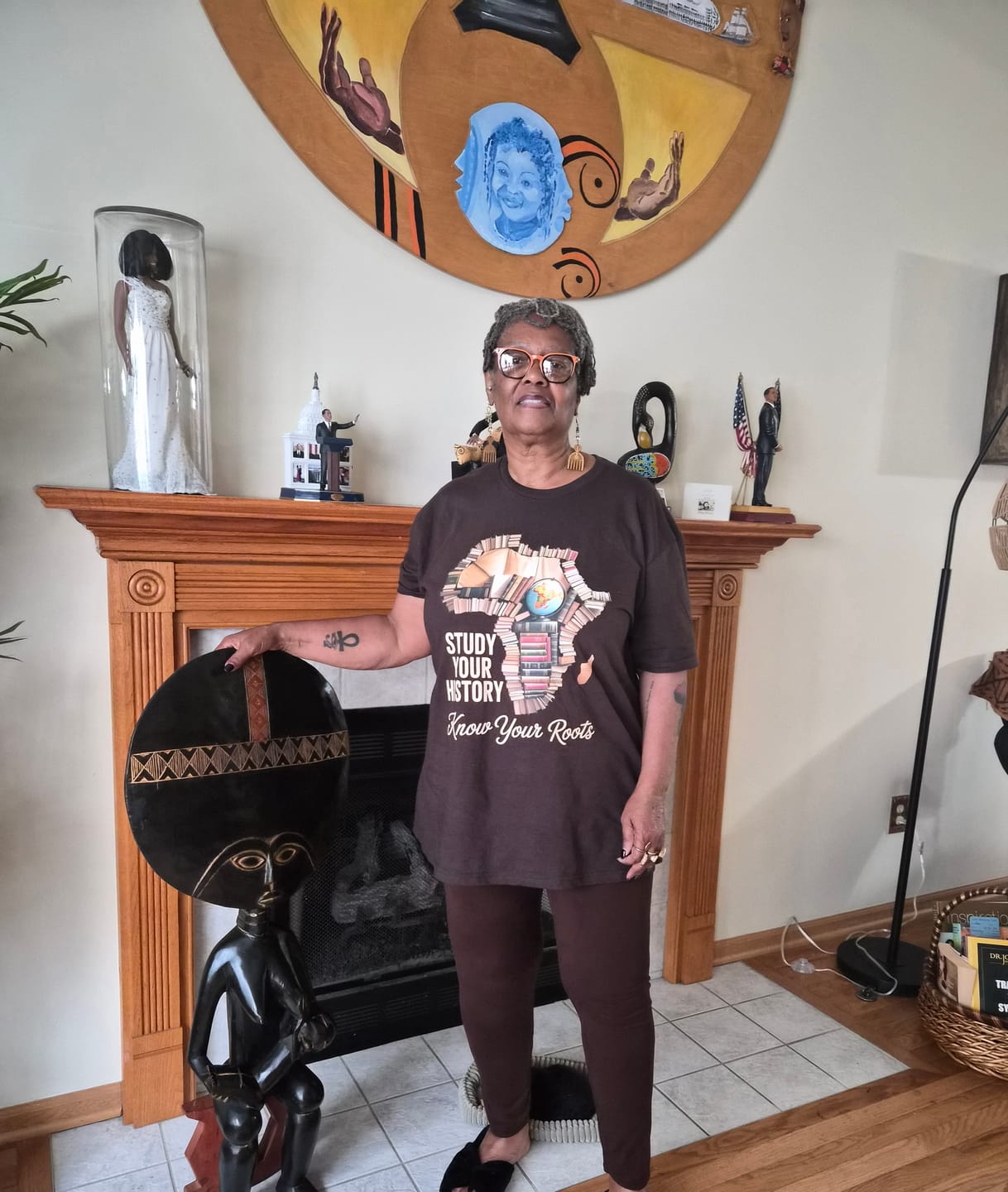 Customer photo review of Africa Books Tee