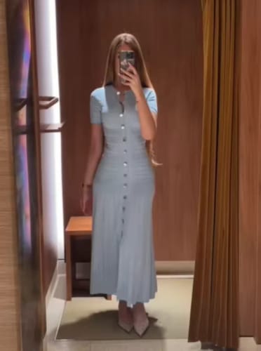 Customer photo review of Sandro baby blue