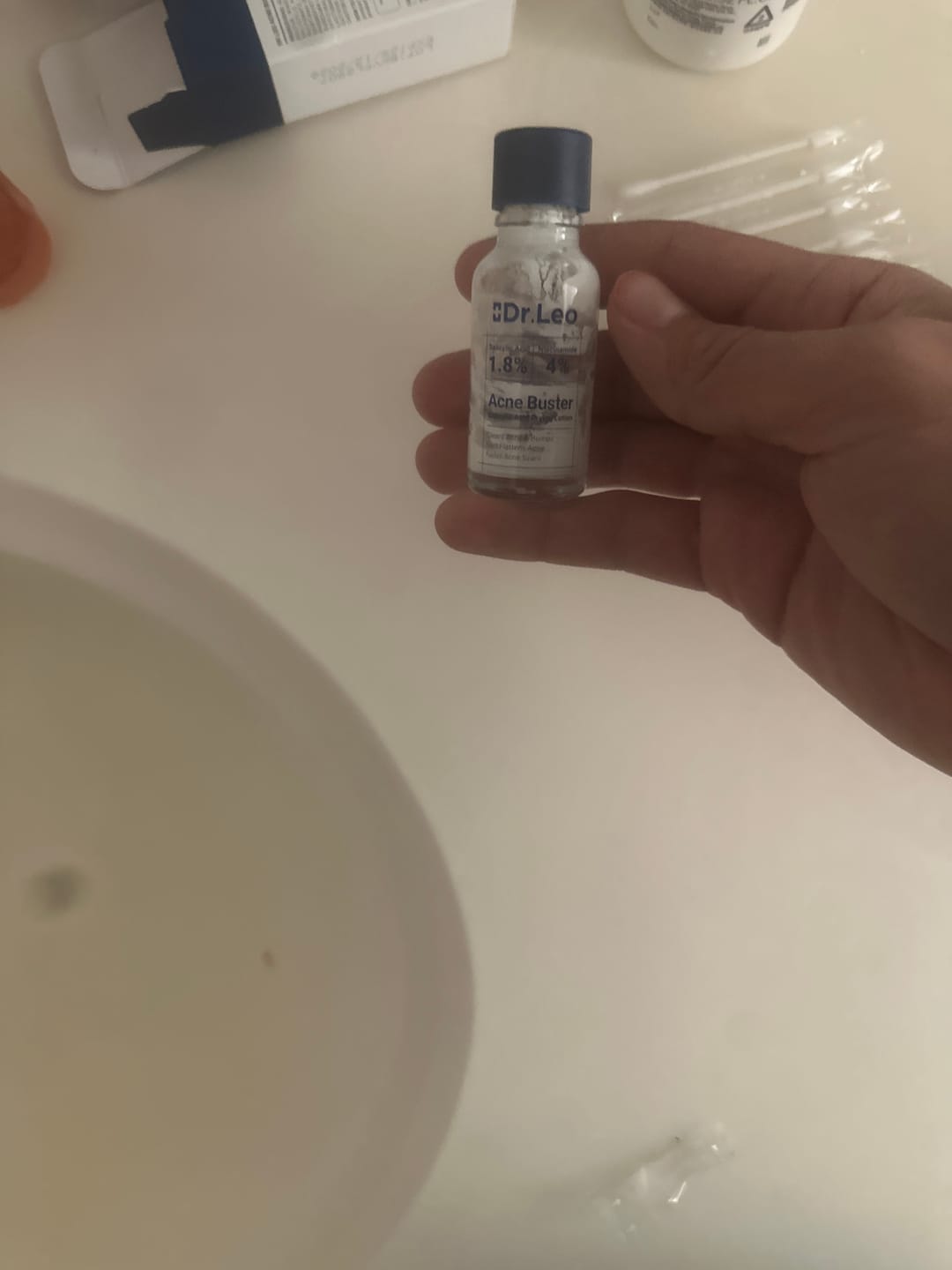 Customer photo review of Acne Drying Lotion Plus (1.8% Encapsulated Salicylic Acid) — 20 mL