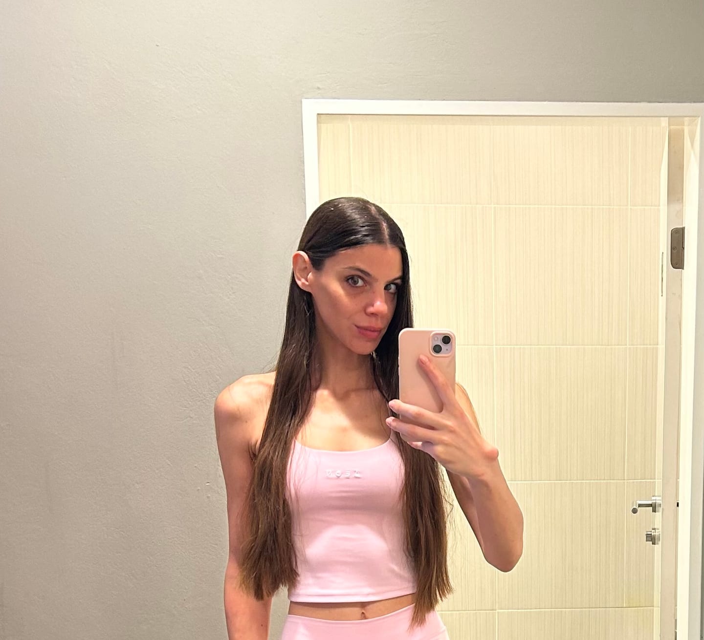 Customer photo review of FLEXMOTION HALTER NECK TOP