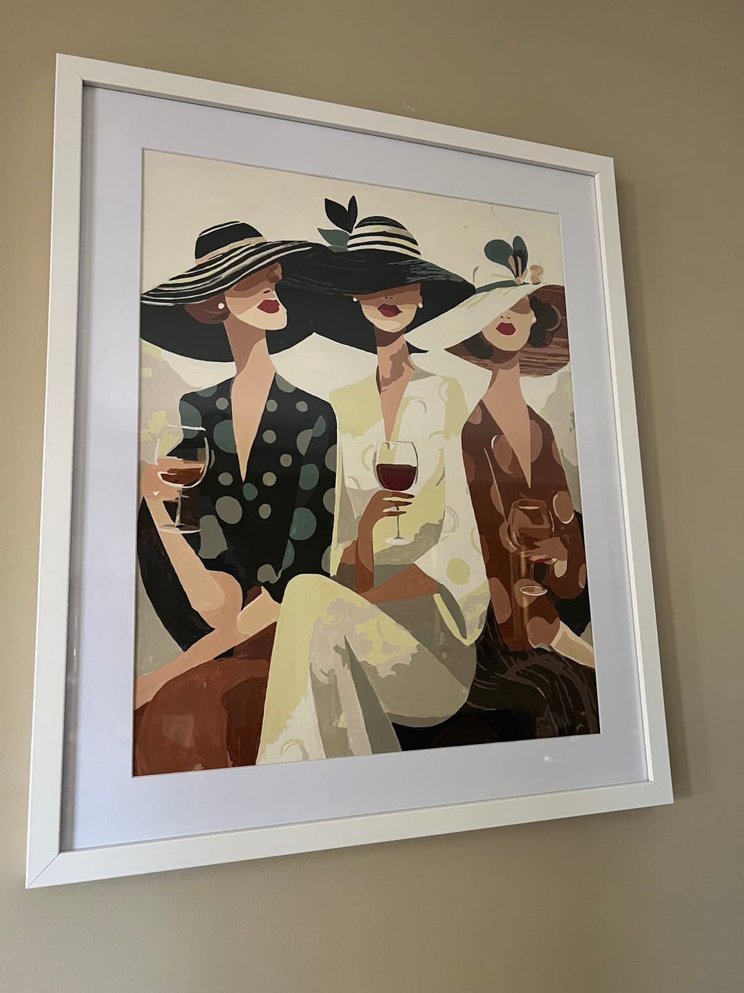 Customer photo review of Wine time | Paint by Number