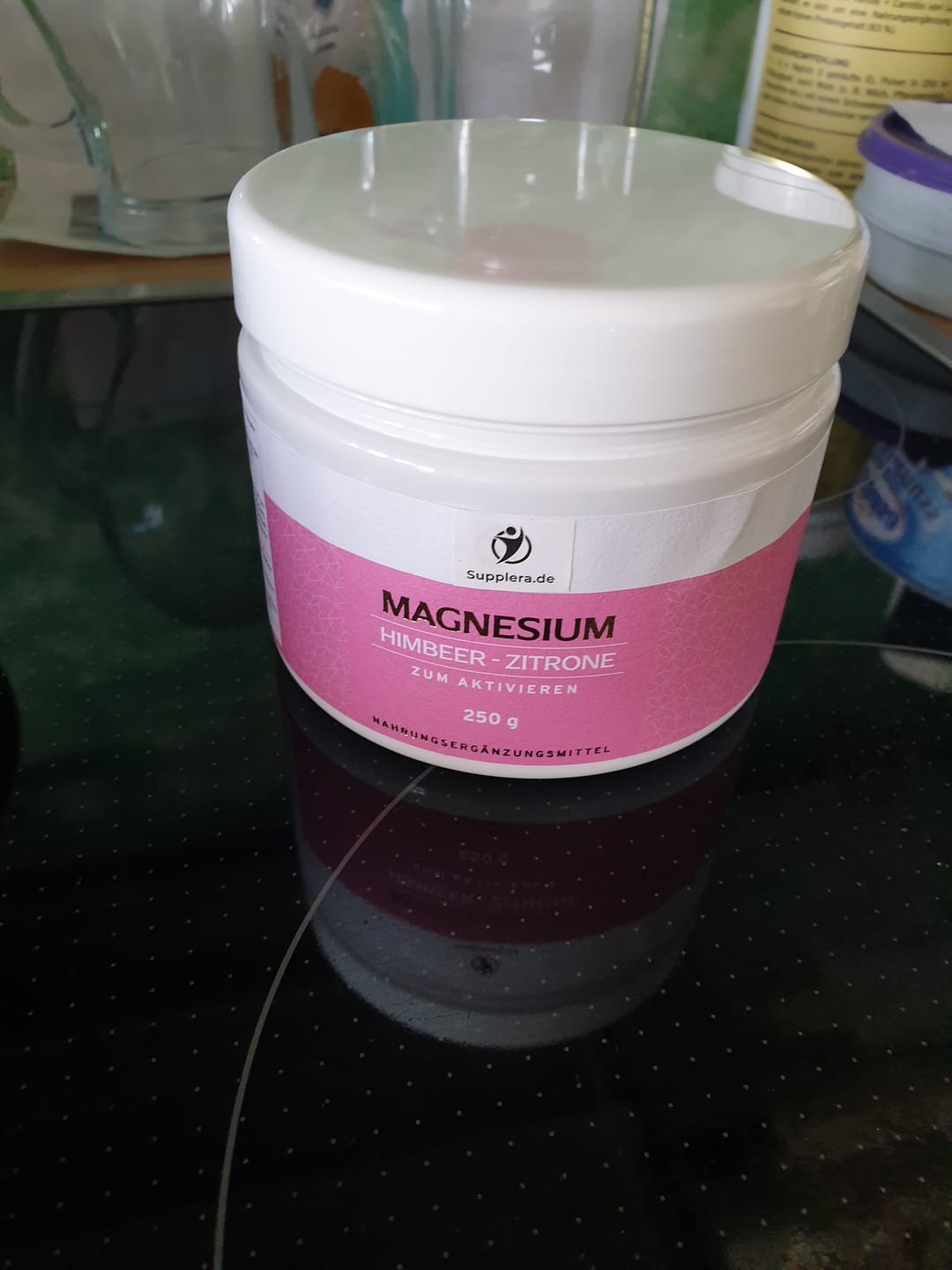 Customer photo review of Ionisches Magnesium **Himbeer-Zitrone** 250g Dose
