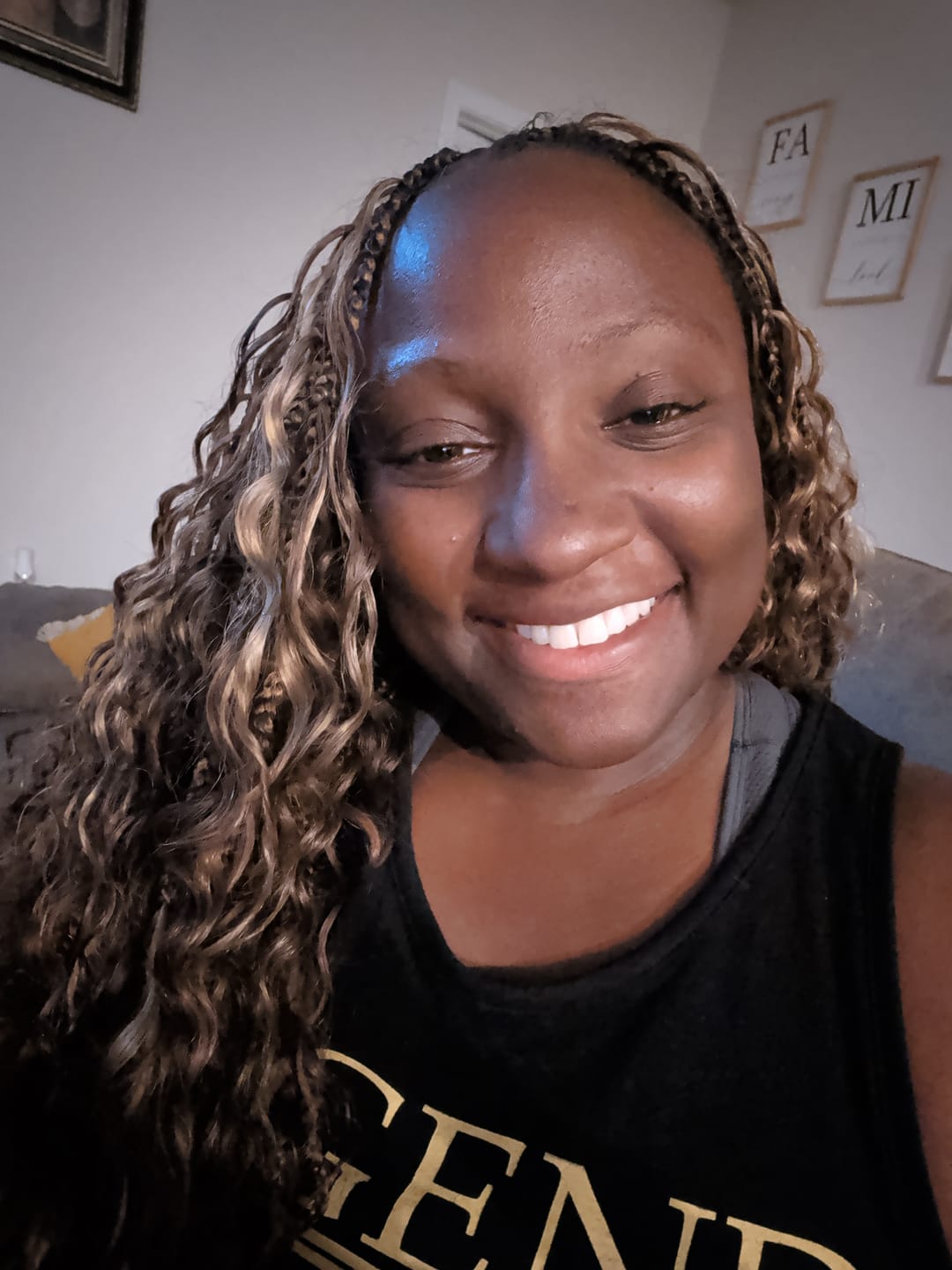 Customer photo review of #4/#27/#30 Mix Color Blend Deep Wave Bulk Human Braiding Hair