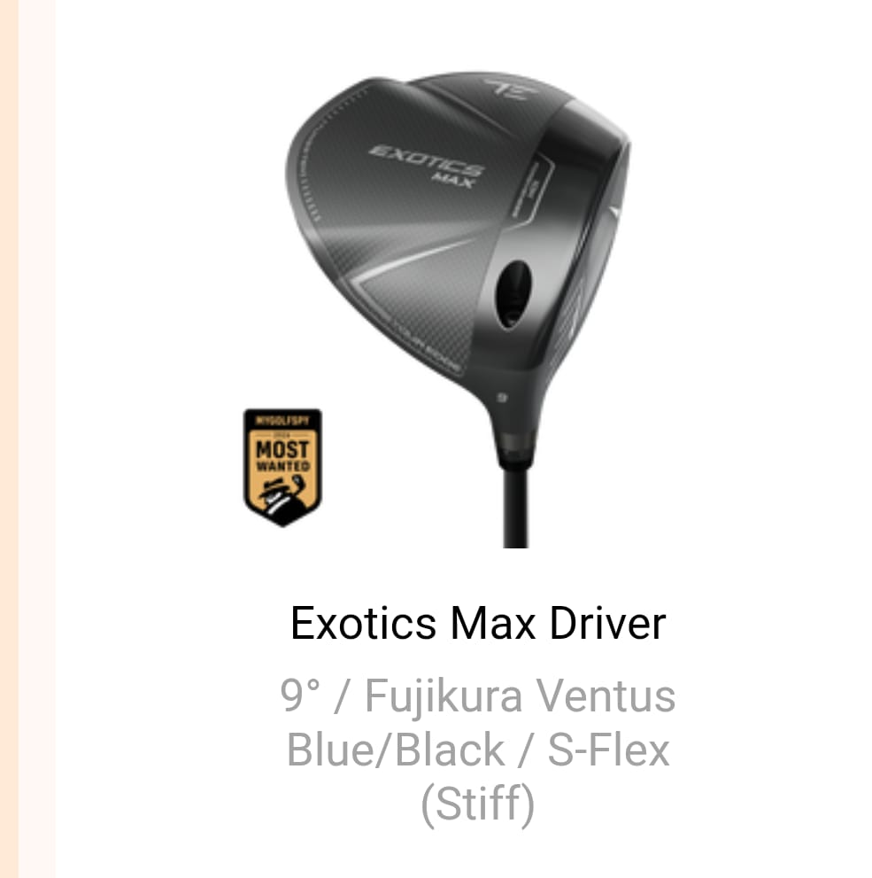 Customer photo review of Exotics Max Driver