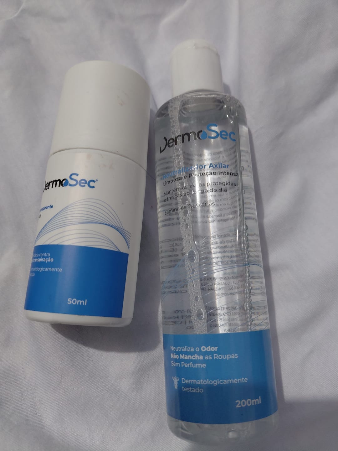 Customer photo review of Kit Axilas Secas & Sem Mau cheiro - Contra Suor Excessivo e Mau Odor