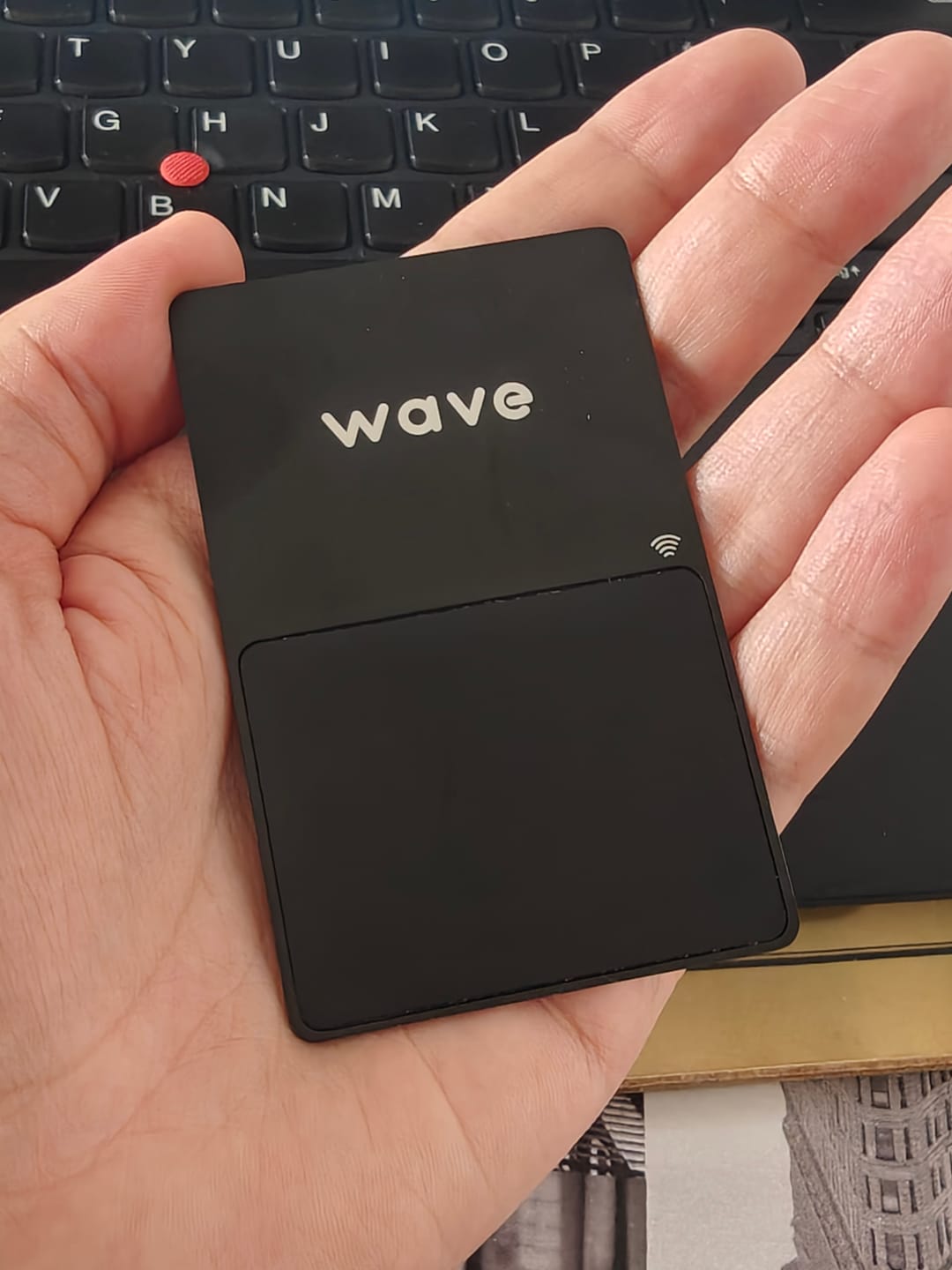 Customer photo review of Metal NFC Business Card