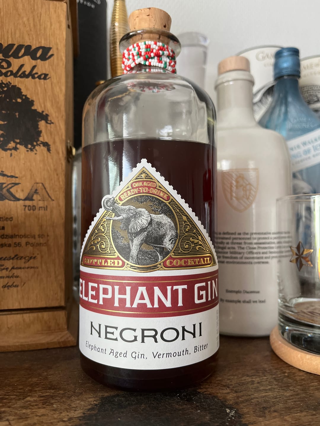 Customer photo review of Elephant Gin Negroni 700ml - Ready-to-drink