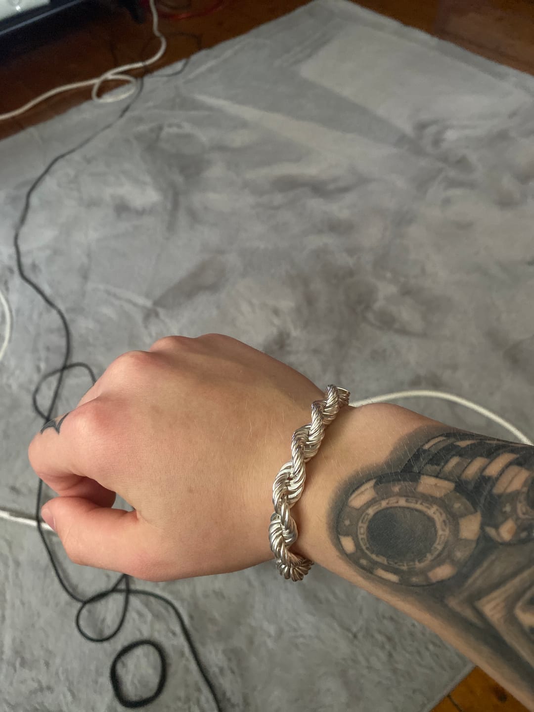 Customer photo review of Cordell Armband 10mm - 925 Silver