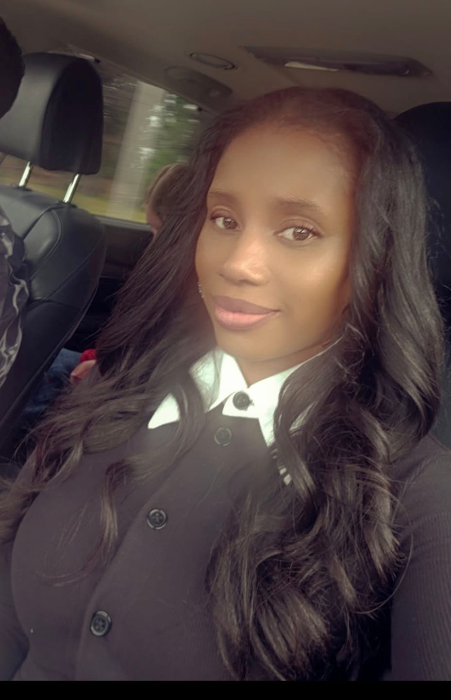 Customer photo review of Light Yaki Human Crochet Hair for Protective Styles