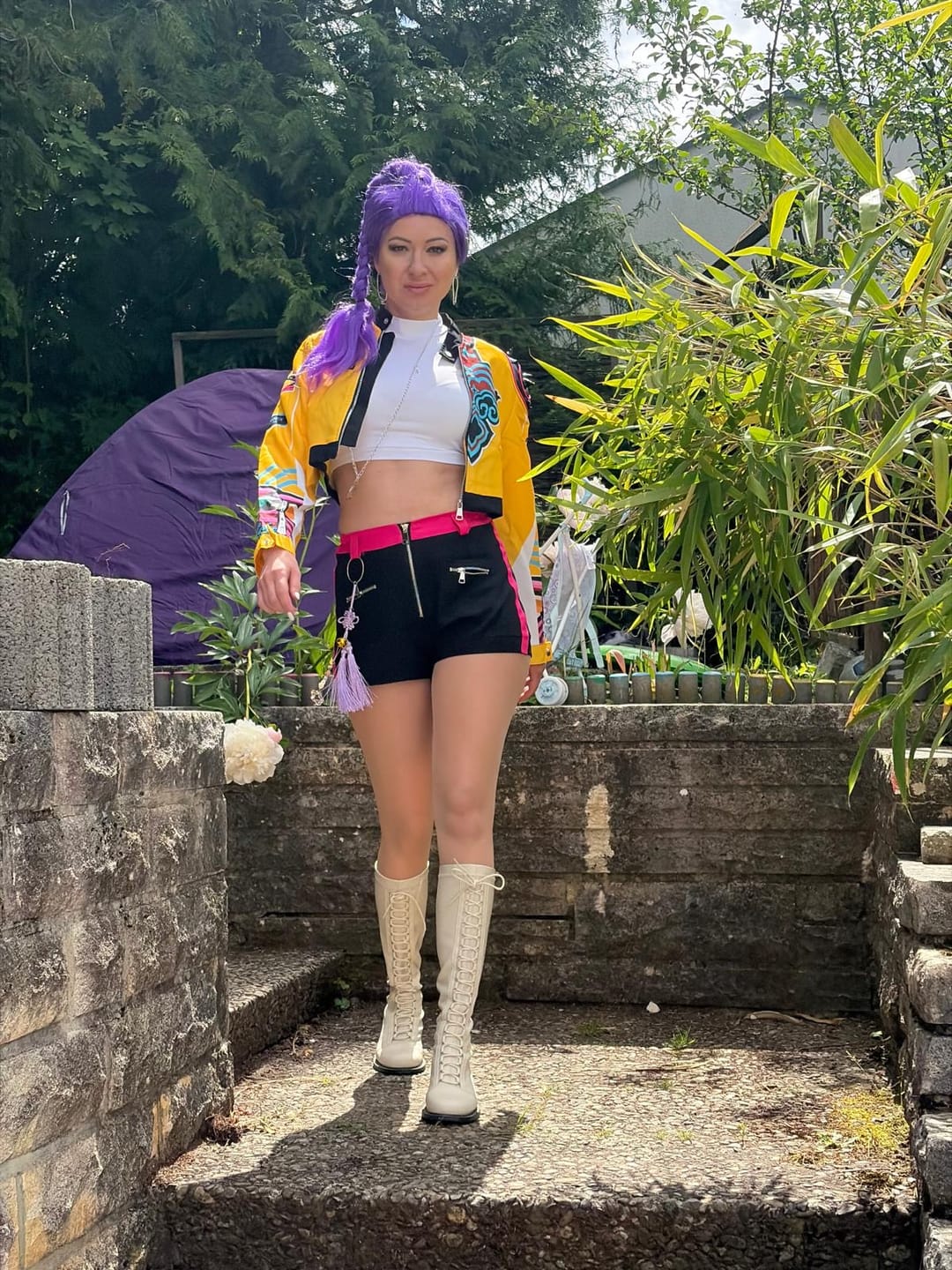 Customer photo review of Trois Rumi Kostüm Girlsgroup Rumi gelb Cosplay Outfits