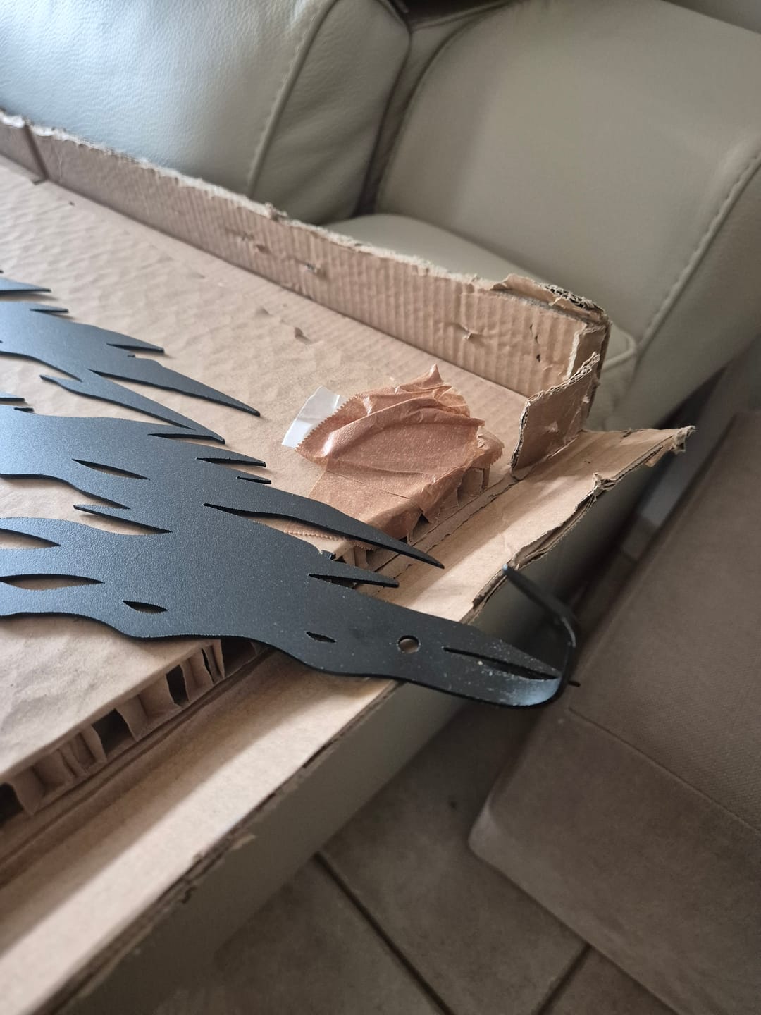 Customer photo review of Décoration murale en métal moderne - Alpine Horizon