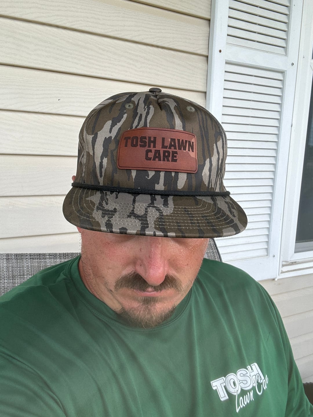 Customer photo review of Custom Leather Patch Rope Hat - Richardson 256P UMPQUA