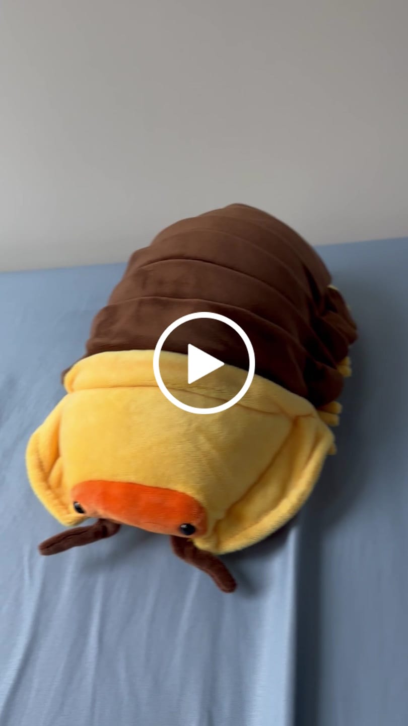 Customer video review of Rubber Ducky Isopod Soft Stuffed Plush Toy