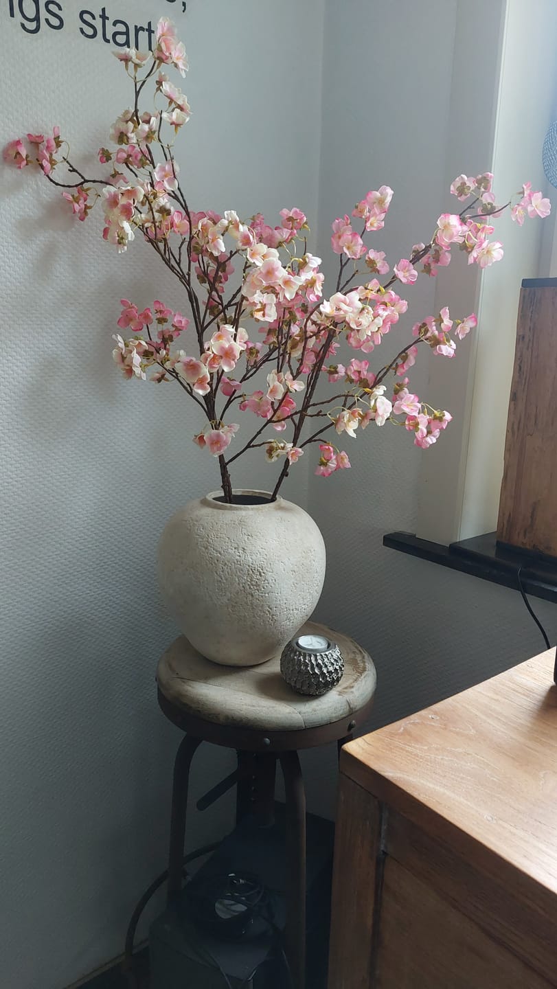 Customer photo review of Zijden Bloesem - Fuchsia roze