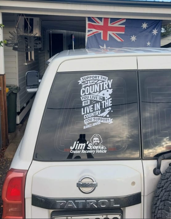 Customer photo review of Stand Up Sticker - 300x200mm