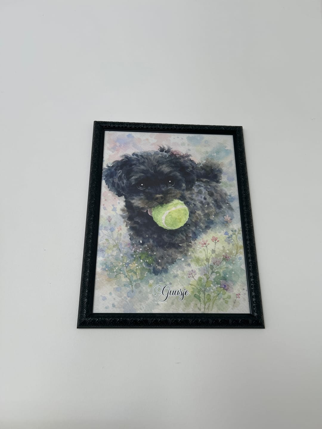 Customer photo review of Aquarel - Gepersonaliseerde Poster