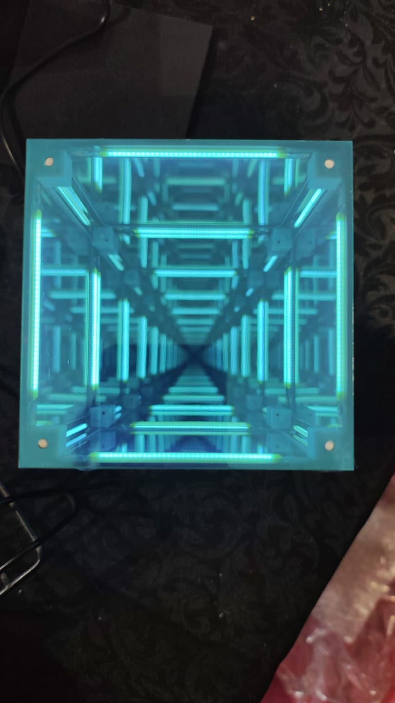 Customer photo review of Infinity LED Cube 5D effect
