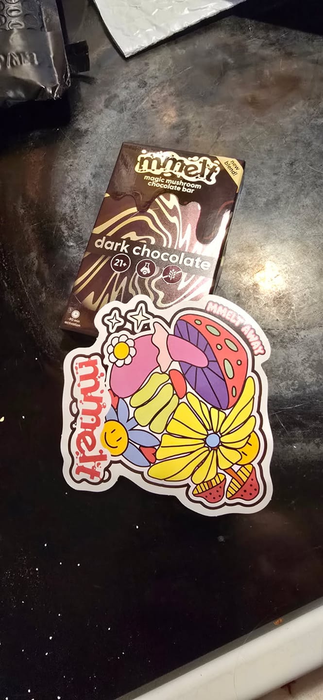 Customer photo review of Mushroom Chocolates