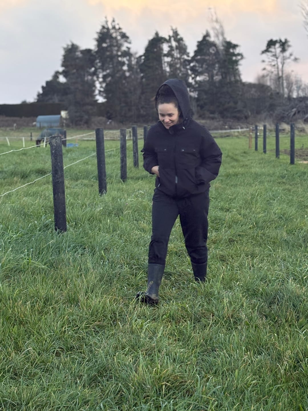 Customer photo review of Maggie Rain Jacket - Black