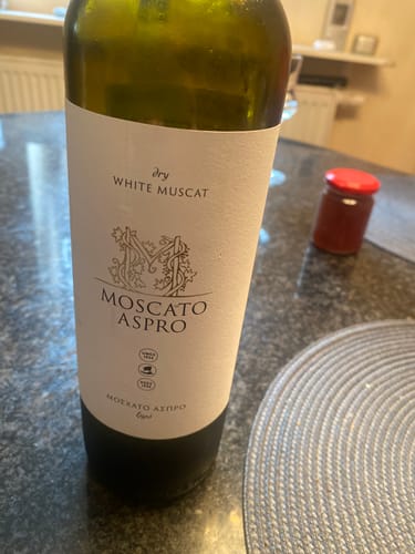 Customer photo review of White Samos Moscato Dry - 750ml