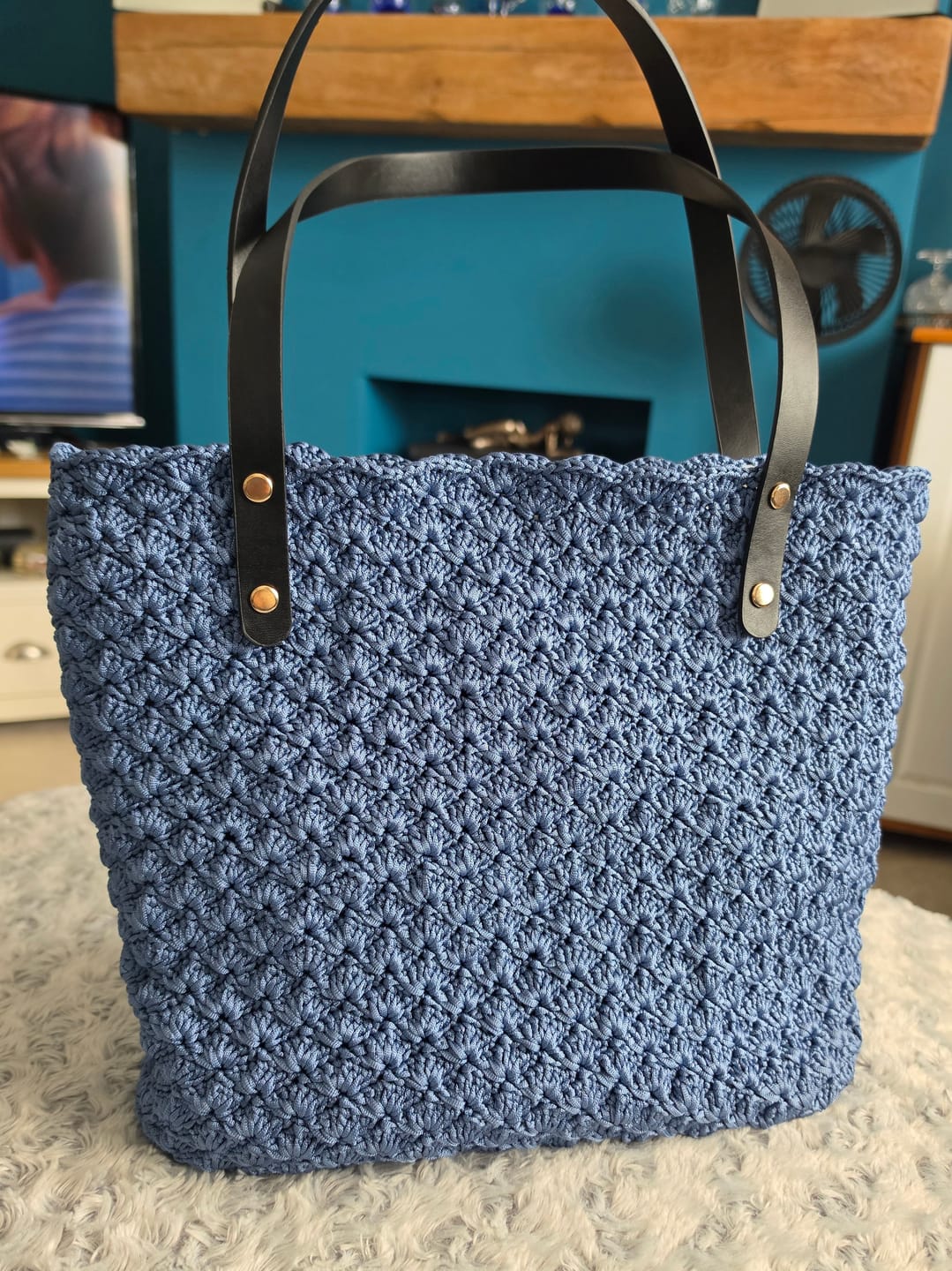 Customer photo review of CrochetPark™ Aveline crochet Shoulder Bag Kit