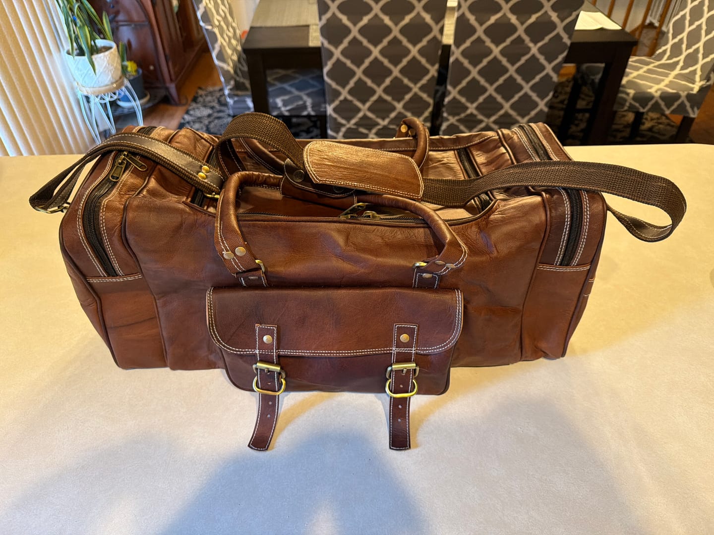 Customer photo review of Traveler Weekender Duffle