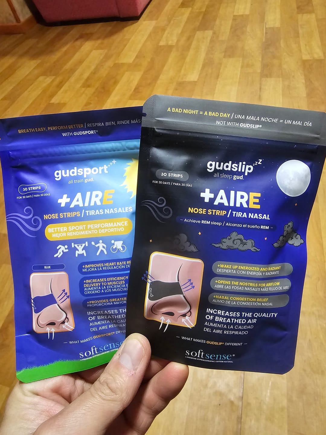 Customer photo review of Gudsport® Tiras Nasales
