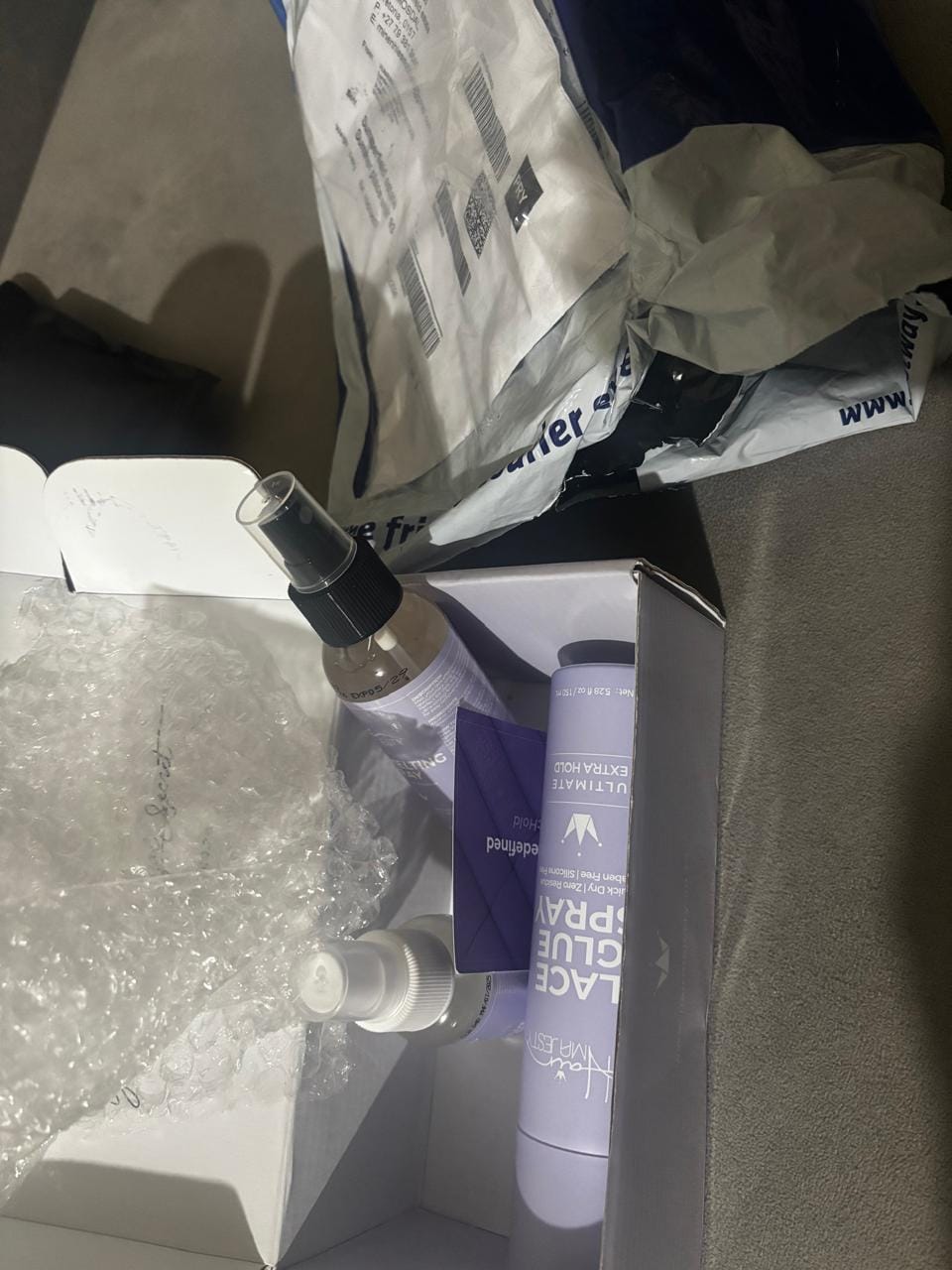 Customer photo review of Hair Majesty Lace Wig Glue & Lace Remover