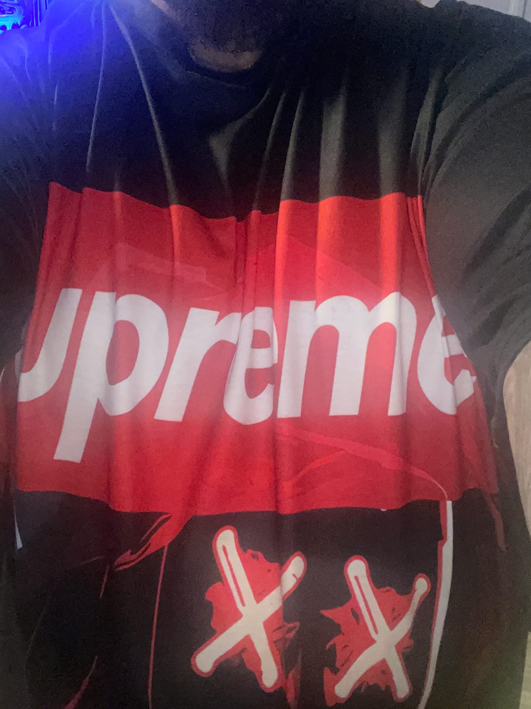 Customer photo review of Retro Style Men's Big & Tall Short Sleeve T-Shirt