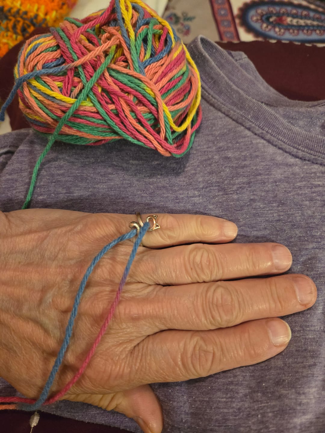 Customer photo review of Crochet Rings (Free, Just Pay for Shipping)